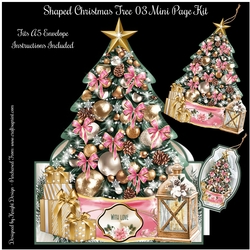 Shaped Christmas Tree 03 Mini Page Kit