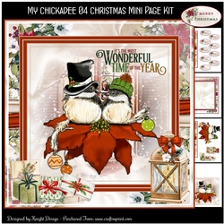 My Chickadee 04 Christmas Mini Page Kit