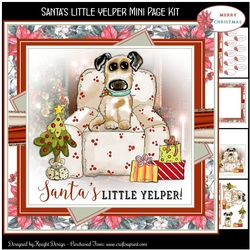 Santas Little Yelper Mini Page Kit