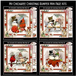My Chickadee Christmas Bumper Mini Page Kits
