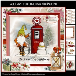 All I Want For Christmas Mini Page Kit