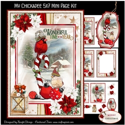 My Chickadee 5x7 Mini Page Kit