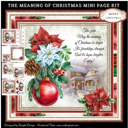 The Meaning Of Christmas Mini Page Kit