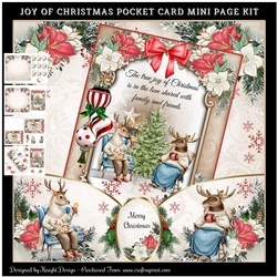 The Joy Of Christmas Pocket Card Mini Page Kit