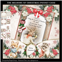 The Meaning Of Christmas Pocket Card Mini Page Kit
