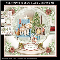 Christmas Eve Snow Globe Mini Page Kit