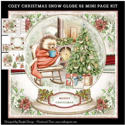 Cozy Christmas Snow Globe 02 Mini Page Kit