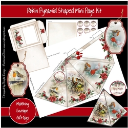 Robin Pyramid Shaped Mini Page Kit