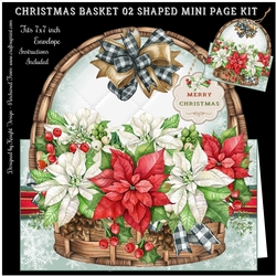 Christmas Basket 02 Shaped Mini Page Kit