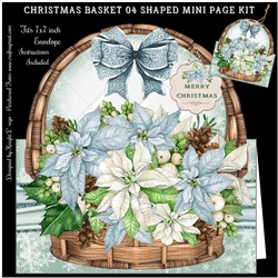Christmas Basket 04 Shaped Mini Page Kit