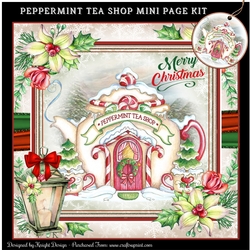 Peppermint Tea Shop Mini Page Kit