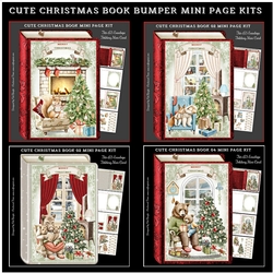 Cute Christmas Book Bumper Mini Page Kits