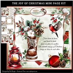 The Joy Of Christmas Mini Page Kit