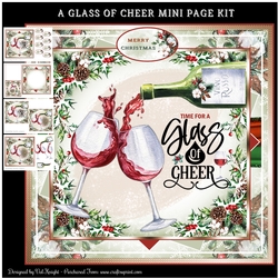 A Glass Of Cheer Mini Page Kit