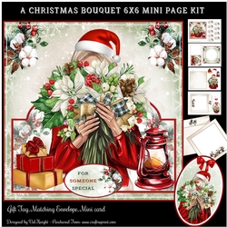 A Christmas Bouquet Mini Page Kit