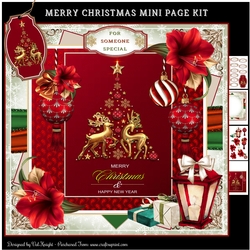 Merry Christmas Mini Page Kit