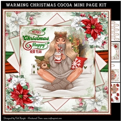 Warming Christmas Cocoa Mini Page Kit