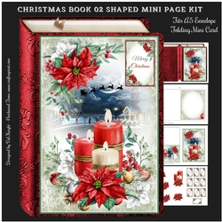 Christmas Book 02 Shaped Mini Page Kit 