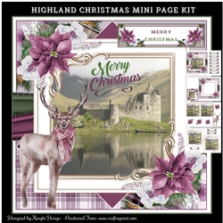 Highland Christmas Mini Page Kit