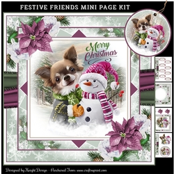 Festive Friends Mini Page Kit