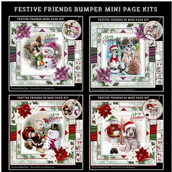 Festive Friends Bumper Mini Page Kits