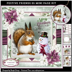 Festive Friends 05 Mini Page Kit