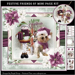 Festive Friends 07 Mini Page Kit