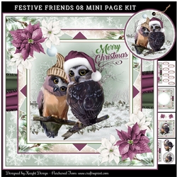 Festive Friends 08 Mini Page Kit