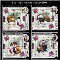 Festive Friends Collection Mini Page Kits
