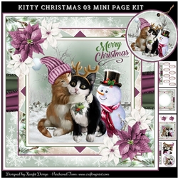 Kitty Christmas 03 Mini Page Kit