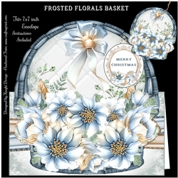 Frosted Florals Basket Shaped Mini Page Kit