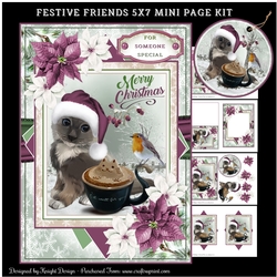 Festive Friends 5x7 Mini Page Kit