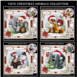 Cute Christmas Animals Collection