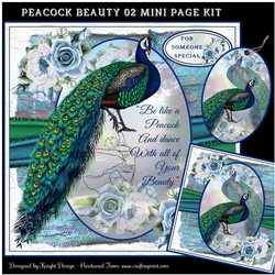 Peacock Beauty 02 Mini Page Kit