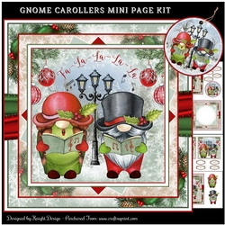 Gnome Carollers Mini Page Kit
