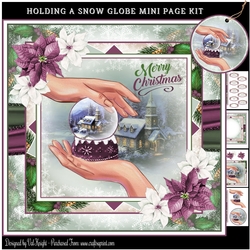Holding A Snow Globe Mini Page Kit