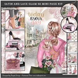 Satin & Lace Glam 02 Mini Page Kit