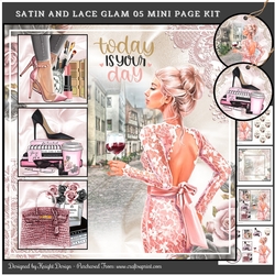 Satin & Lace Glam 05 Mini Page Kit