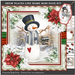 Snow Places Like Home Mini Page Kit