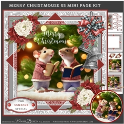Merry Christmouse 03 Mini Page Kit 