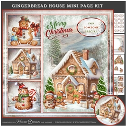 The Gingerbread House Mini Page Kit