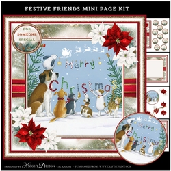 Festive Friends Mini Page Kit