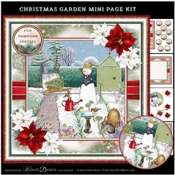 Christmas Garden Mini Page Kit