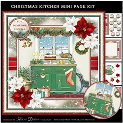Christmas Kitchen Mini Page Kit