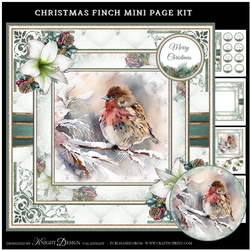 Christmas Finch Mini Page Kit