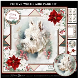 Festive Westie Mini Page Kit