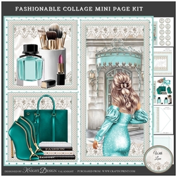 Fashionable Collage Mini Page Kit