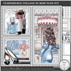 Fashionable Collage 03 Mini Page Kit