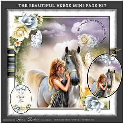 The Beautiful Horse Mini Page Kit