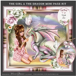 The Girl & The Dragon Mini Page Kit